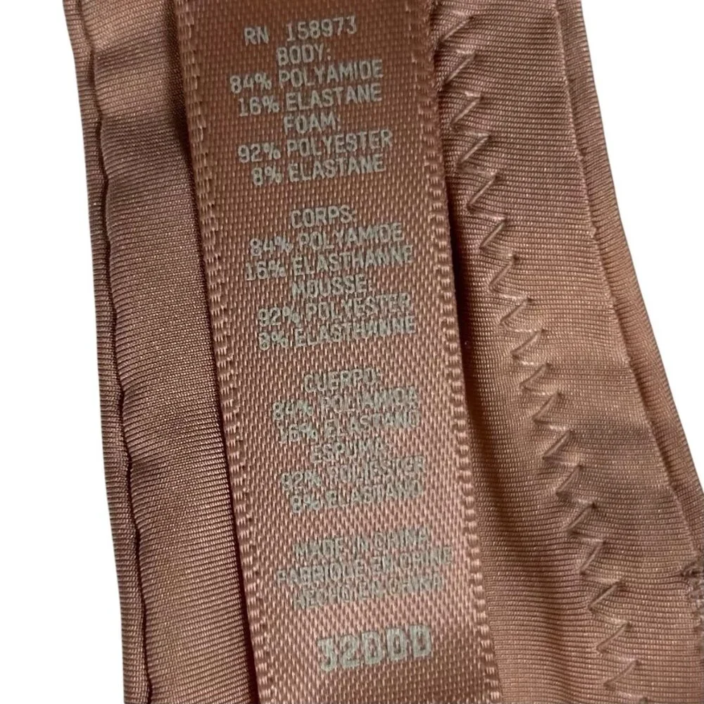 SKIMS 32DDD Wireless Form Push Up Bra Clay T-Shirt Minimalist Comfort - Picture 6 of 7